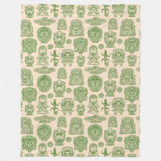 Aztec Geïnspireerd patroon Fleece Deken