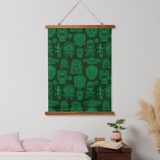 Aztec Geïnspireerd patroon Hangend Wandkleed (Slaapkamer)