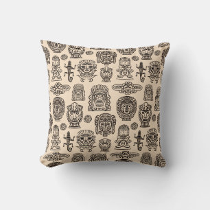 Aztec Geïnspireerd patroon Kussen
