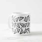 Aztec-geïnspireerde geometrische driehoek Mok (Voorkant links)