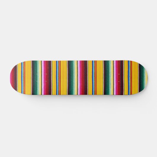 Aztec gekleurd gestript persoonlijk skateboard (Horizontaal)