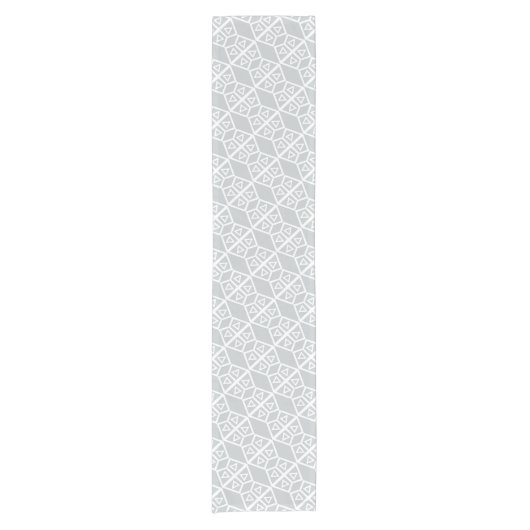 Aztec Geometric Abstract Pattern Korte Tafelloper (Voorkant)