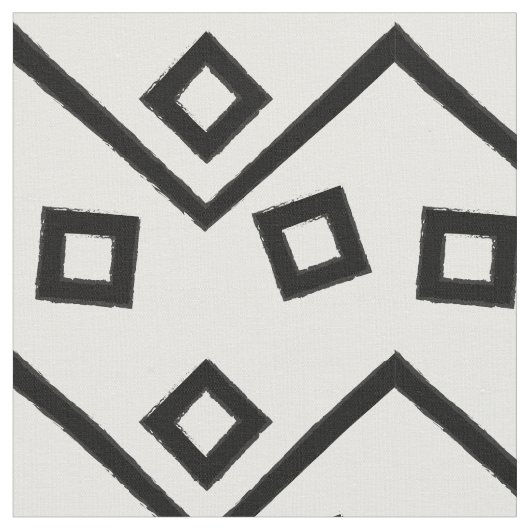 Aztec Geometric Abstract Pattern Stof (Close Up)