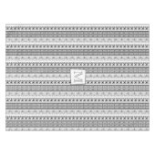 Aztec Geometric Abstract Pattern Tafelkleed (Voorkant (Horizontaal))