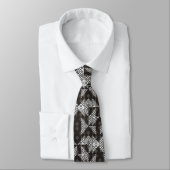 Aztec Geometric Blend Mannen Designer Stropdas (Gebonden)