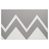 Aztec Geometrisch Abstract Patroon Grijs & Wit Stof (Fat Quarter)