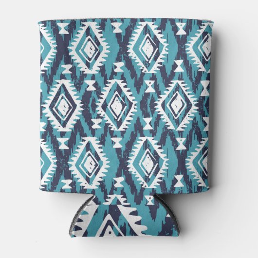 Aztec Geometrische Tribal Navajo Print Blikjeskoeler (Voorkant)