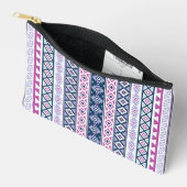 Aztec gestileerd (V) PTN roze paars blauw wit Etui (Open)
