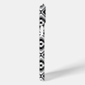 Aztec gestileerde BW + grijs symboolpatroon Case-Mate iPhone Case (Achterkant / Rechts)