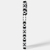 Aztec gestileerde BW + grijs symboolpatroon Case-Mate iPhone Case (Achterkant / Rechts)