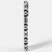 Aztec gestileerde BW + grijs symboolpatroon Case-Mate iPhone Case (Achterkant / Rechts)