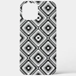 Aztec gestileerde BW + grijs symboolpatroon Case-Mate iPhone Case