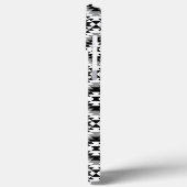 Aztec gestileerde BW + grijs symboolpatroon Case-Mate iPhone Case (Achterkant / Links)