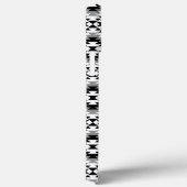 Aztec gestileerde BW + grijs symboolpatroon Case-Mate iPhone Case (Achterkant / Rechts)