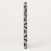 Aztec gestileerde BW + grijs symboolpatroon Case-Mate iPhone Case (Achterkant/links)