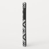 Aztec gestileerde BW + grijs symboolpatroon Case-Mate iPhone Case (Achterkant/links)