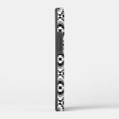 Aztec gestileerde BW + grijs symboolpatroon Case-Mate iPhone Case (Achterkant / Rechts)