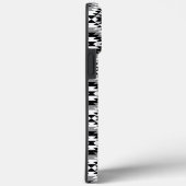 Aztec gestileerde BW + grijs symboolpatroon Case-Mate iPhone Case (Achterkant / Rechts)