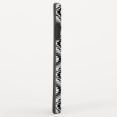 Aztec gestileerde BW + grijs symboolpatroon Case-Mate iPhone Case (Achterkant/rechts)