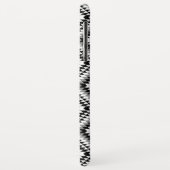 Aztec gestileerde BW + grijs symboolpatroon Case-Mate iPhone Case (Achterkant/links)