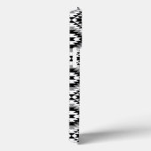 Aztec gestileerde BW + grijs symboolpatroon Case-Mate iPhone Case (Achterkant / Rechts)