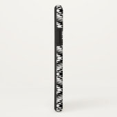 Aztec gestileerde BW + grijs symboolpatroon Case-Mate iPhone Case (Achterkant/rechts)