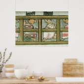 Aztec gevangenen uit de "Florentijnse Codex" Poster (Keuken)