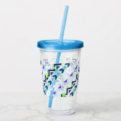 Aztec Girl Acryl Drinkbeker (Achterkant)