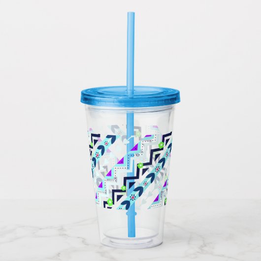 Aztec Girl Acryl Drinkbeker (Voorkant)