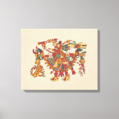 Aztec god canvas afdruk (Voorkant)