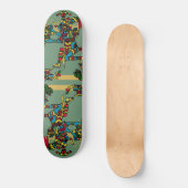 Aztec God Skateboard (Voorkant)