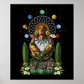 Aztec God Xochipilli Poster (Voorkant)