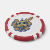 Aztec gold poker chip (Enkel)