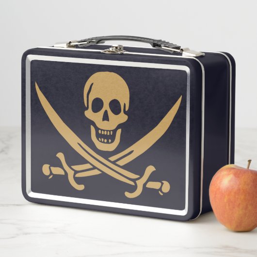 Aztec Gouden Schedel & Cutlass Piraat Calico Jack (In situ)