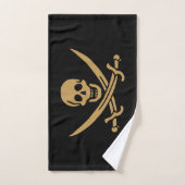 Aztec Gouden Schedel & Cutlass Piraat Calico Jack Handdoek (Handdoek)