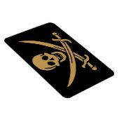 Aztec Gouden Schedel & Cutlass Piraat Calico Jack Magneet (Rechterzijde)