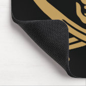 Aztec Gouden Schedel & Cutlass Piraat Calico Jack Muismat (Hoek)