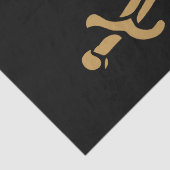 Aztec Gouden Schedel & Cutlass Piraat Calico Jack Tissuepapier (Detail)