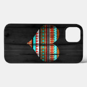 Aztec hart Case-Mate iPhone case (Achterkant (horizontaal))