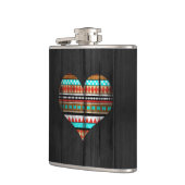 Aztec hart heupfles (Links)