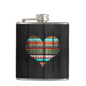 Aztec hart heupfles (Voorkant)