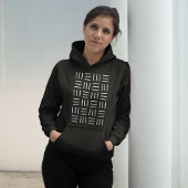 Aztec horizontaal verticaal hoodie
