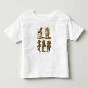 Aztec Idols, Mexico (kleurenlithograaf) Kinder Shirts