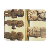 Aztec Idols, Mexico (kleurenlithograaf) Magneet (Horizontaal)