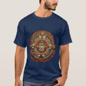 Aztec, Inca en Maya Ancient Symbol T-Shirt (Voorkant)