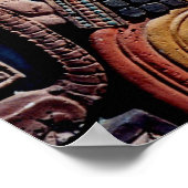 Aztec Inca Indiase Poster met hoge prijs voor pira (Hoek)