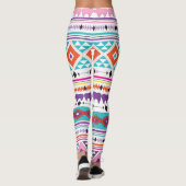 Aztec Indian Southwestern Pattern Leggings (Achterkant)