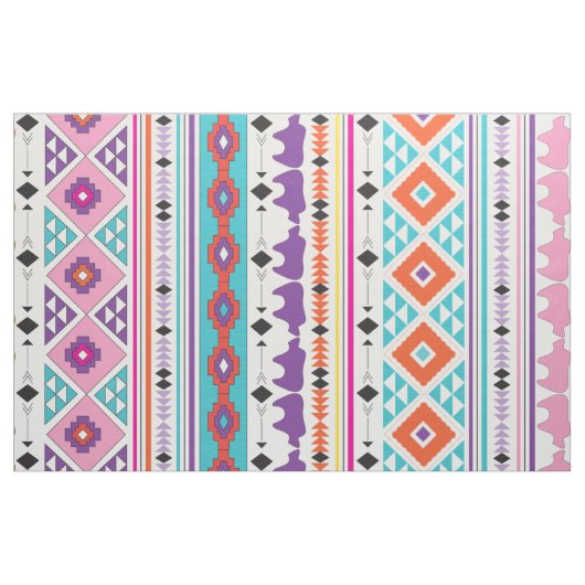 Aztec Indian Tribal patroon Stof (Yard (91,4 cm))