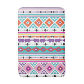 Aztec Indian Tribal Pattern Geometric Bath Mats Badmat (Voorkant Verticaal)