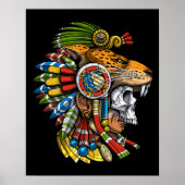Aztec Jaguar Mask Poster (Voorkant)
